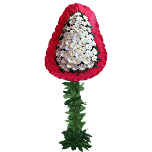 Beyaz Gerbera Çelenk